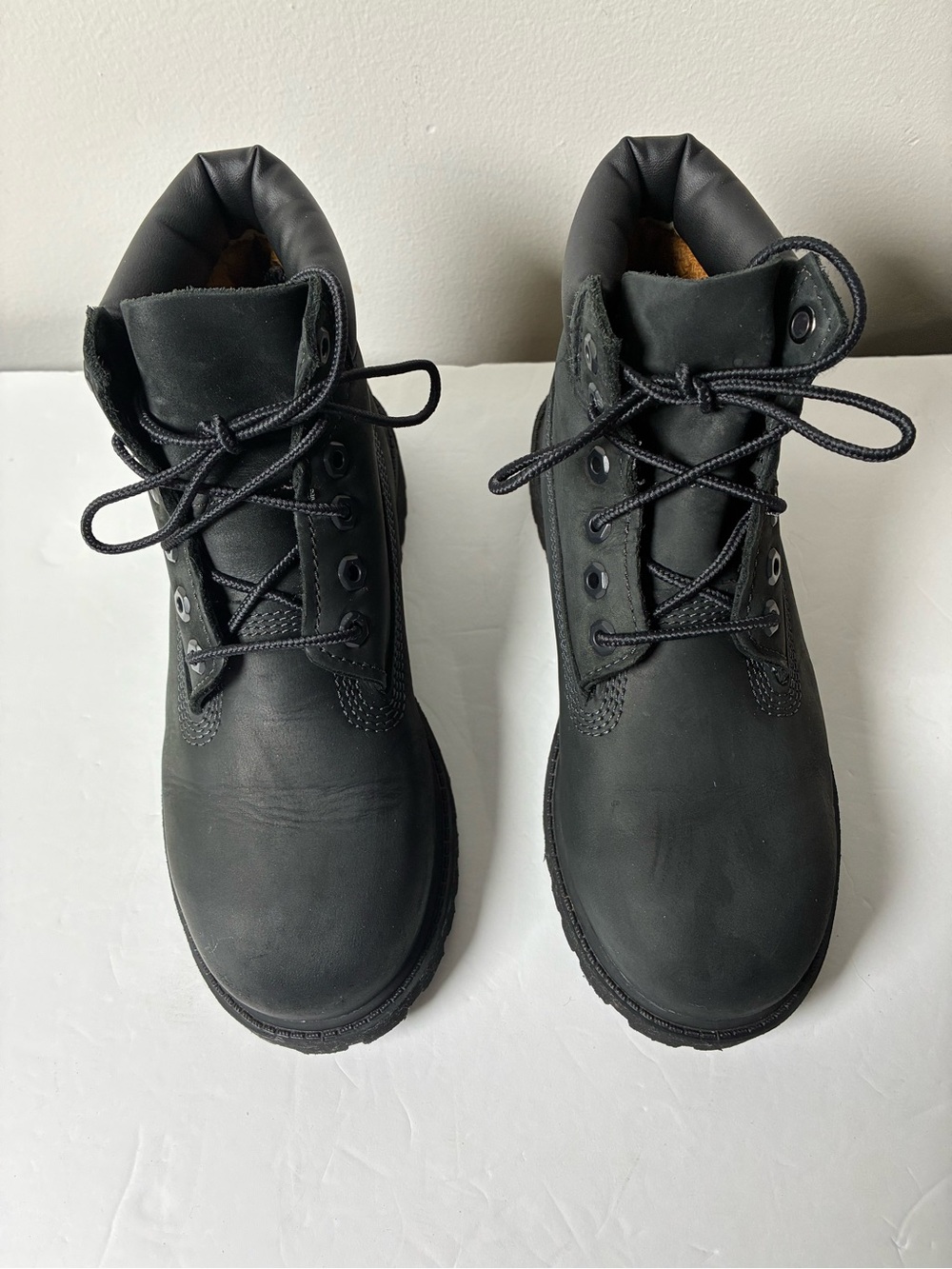 Timberland Kids Black Lace-Up Ankle Boots